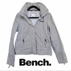 Bench Geometric Optional Hooded Windbreaker Jacket